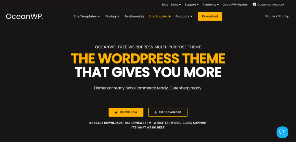 OceanWP WordPress Theme