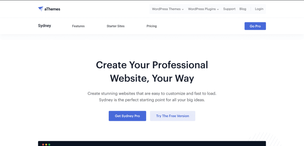 Sydney WordPress Theme