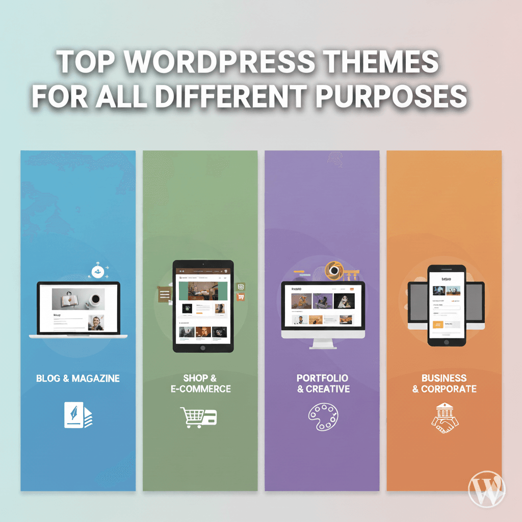 Top WordPress Themes For All Different Purposes
